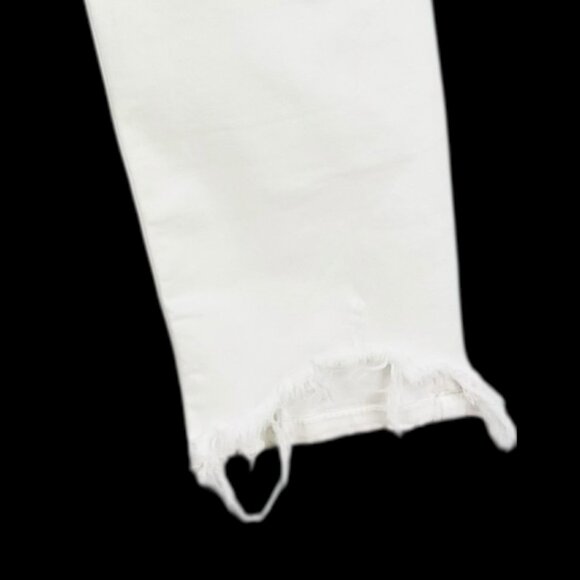 Lucky Brand Women's Bridgette Skinny Distressed White Ankle Jeans Size 8/29 NWOT - Picture 5 of 13